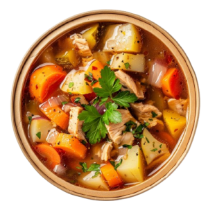Rassolnik with chicken