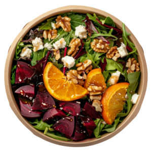 Beetroot and orange salad
